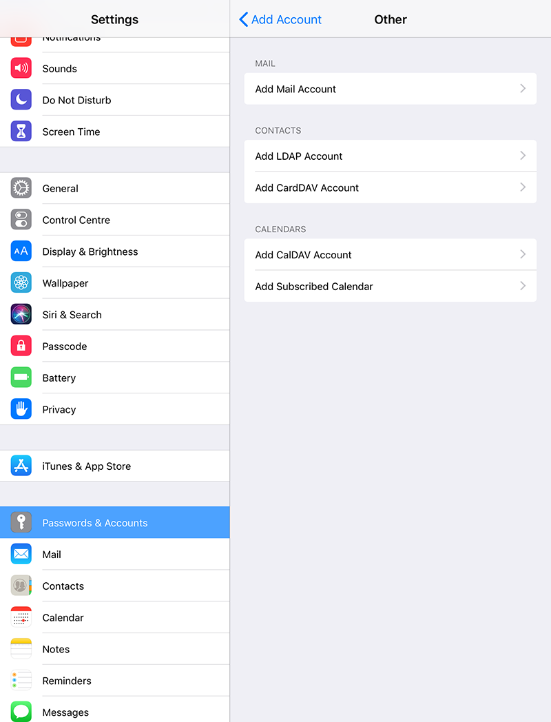 iPhone & iPad Email - Step 2