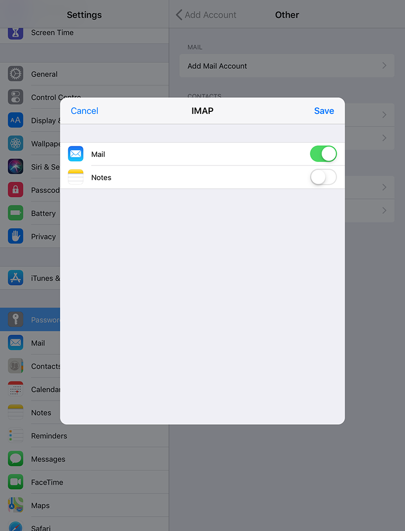 iPhone & iPad Email - Step 5